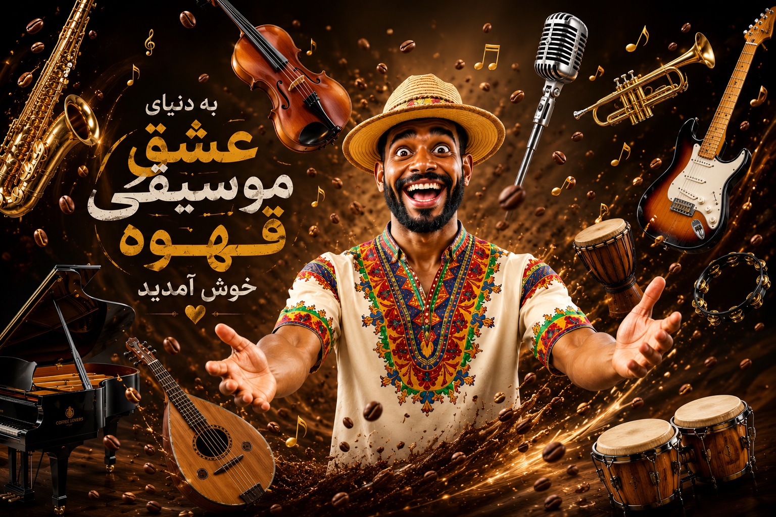 به دنیای عشق موسیقی قهوه خوش آمدید